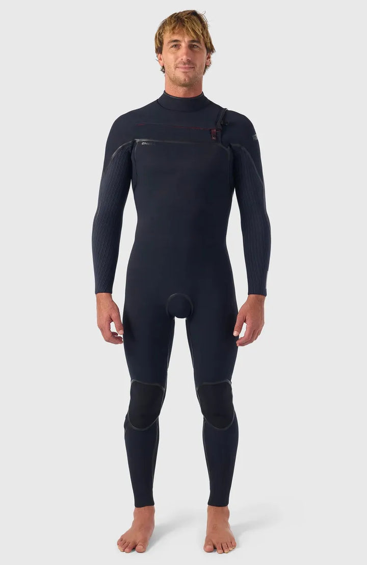 O'Neill Herren Neoprenanzug hyperfreak fire 4/3+ mm Chestzip - Black/Black