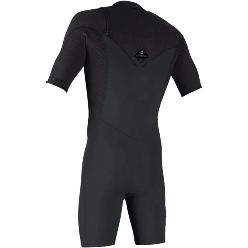 O'Neill Herren Shorty Hyperfreak 2mm, Chestzip - Tempered Steel/Graphite