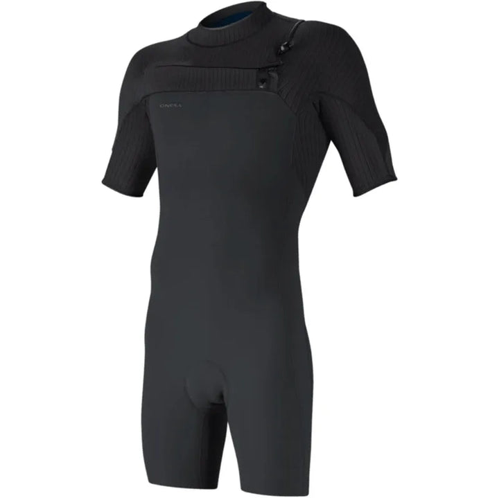 O'Neill Herren Shorty Hyperfreak 2mm, Chestzip - Tempered Steel/Graphite