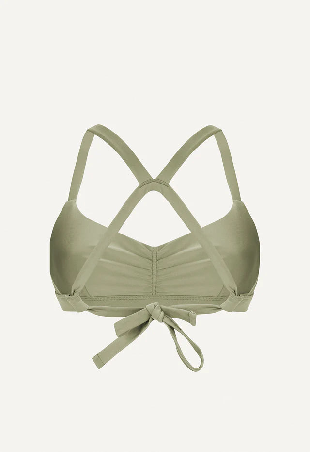 OY Surf Bikini Top Hoki - sage green