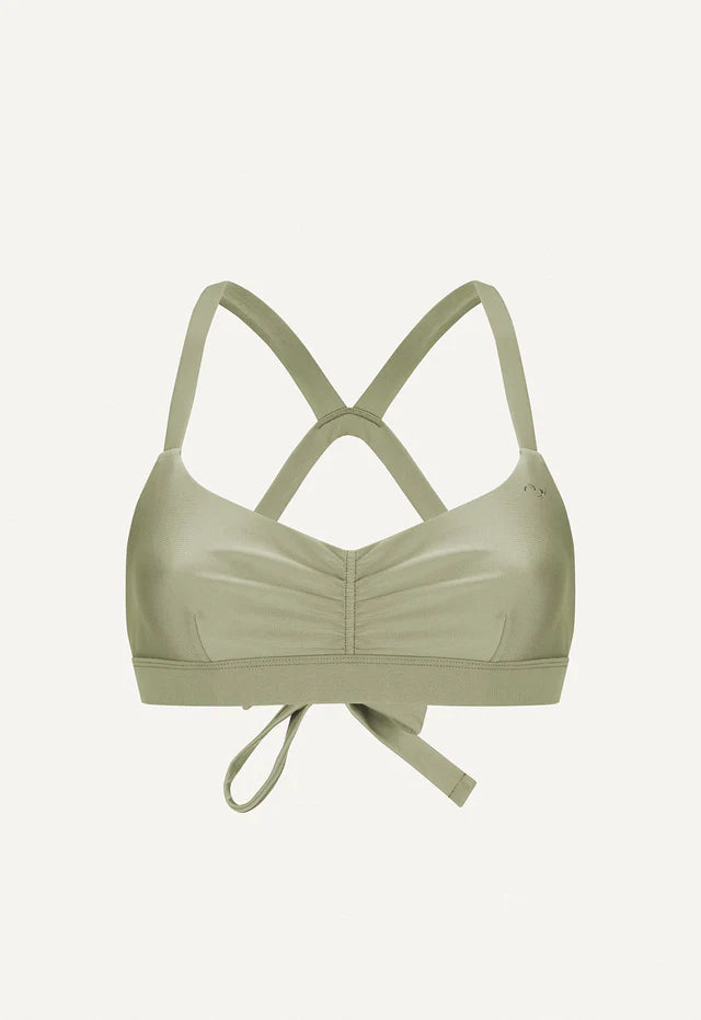 OY Surf Bikini Top Hoki - sage green