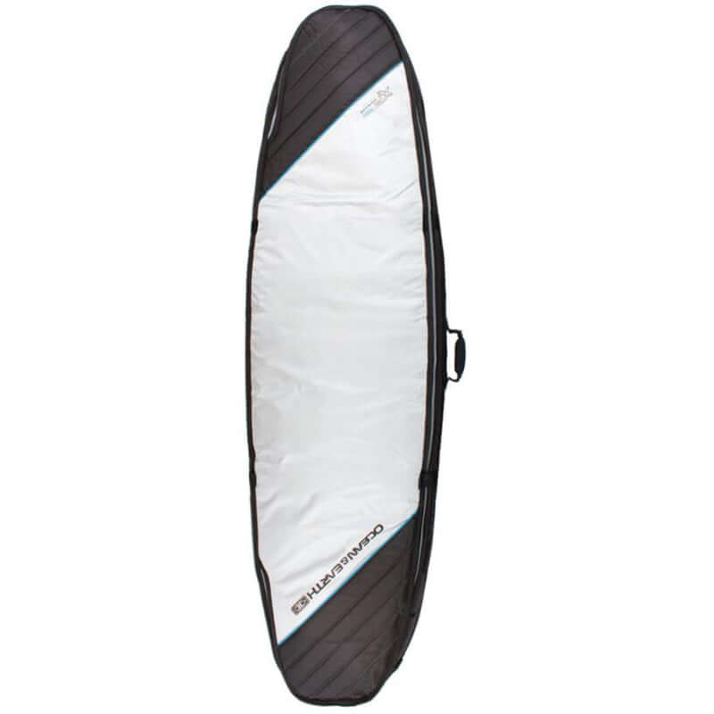 Ocean & Earth 6'0 Compact Double Shortboard Cover - silver