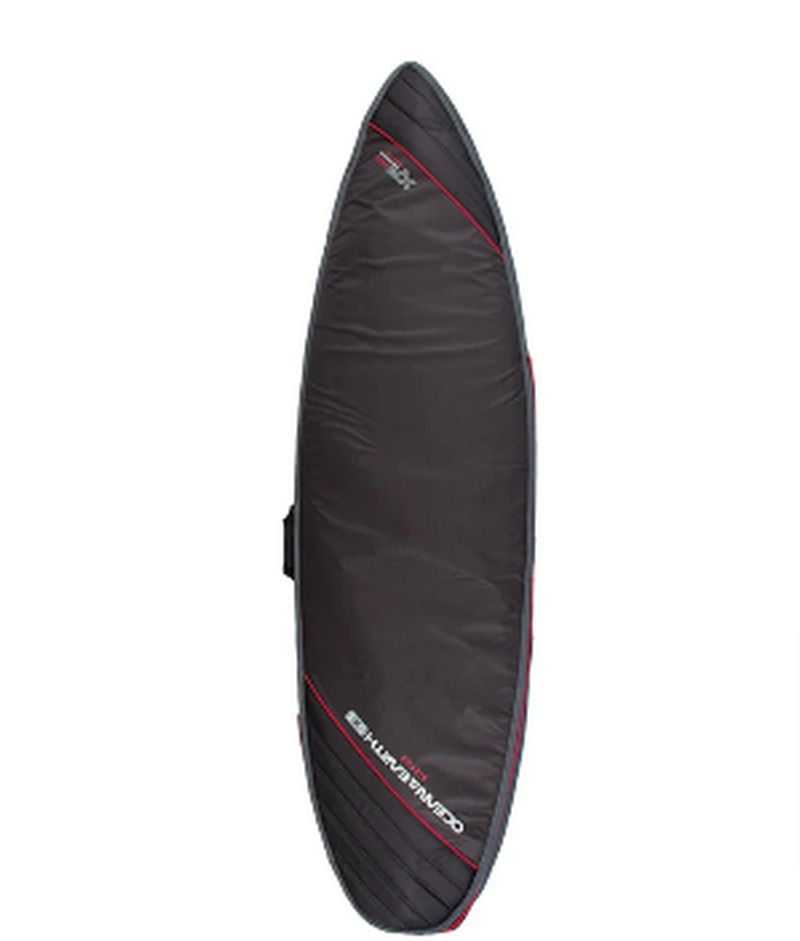 Ocean & Earth 6`0" Shortboard Cover Aircon - red / black