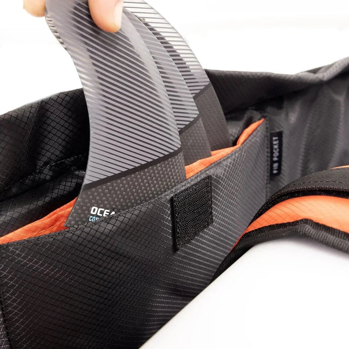 Ocean & Earth 6'4 Apex Double Shortboard Bordbag - black