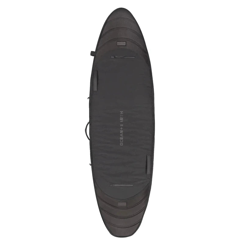Ocean & Earth 6'4 Apex Double Shortboard Bordbag - black
