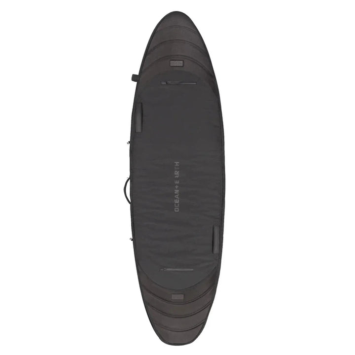Ocean & Earth 6'4 Apex Double Shortboard Bordbag - black