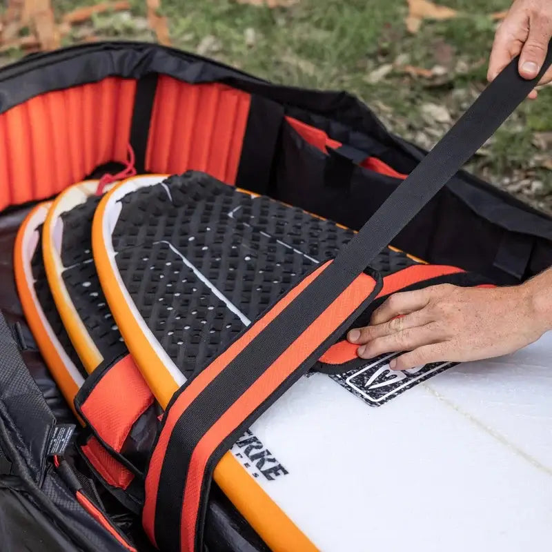 Ocean & Earth 6'4 Apex Triple Fish Travel Boardbag - Black