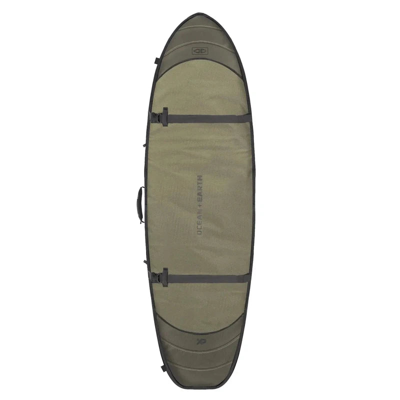 Ocean & Earth 6'4 Hypa Coffin Triple Fish Travel Cover - khaki