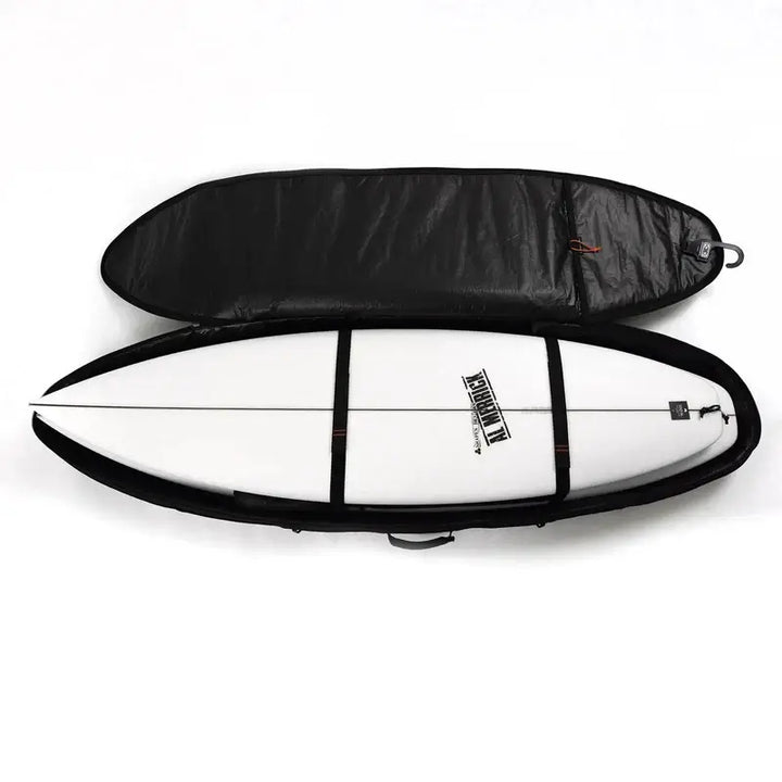 Ocean & Earth 6'4 Hypa Double Shortboard Cover - black