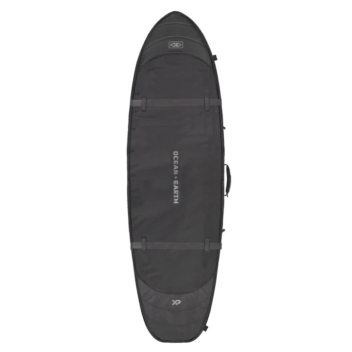 Ocean & Earth 6'4 Triple Hypa Fish/Short Cover - black