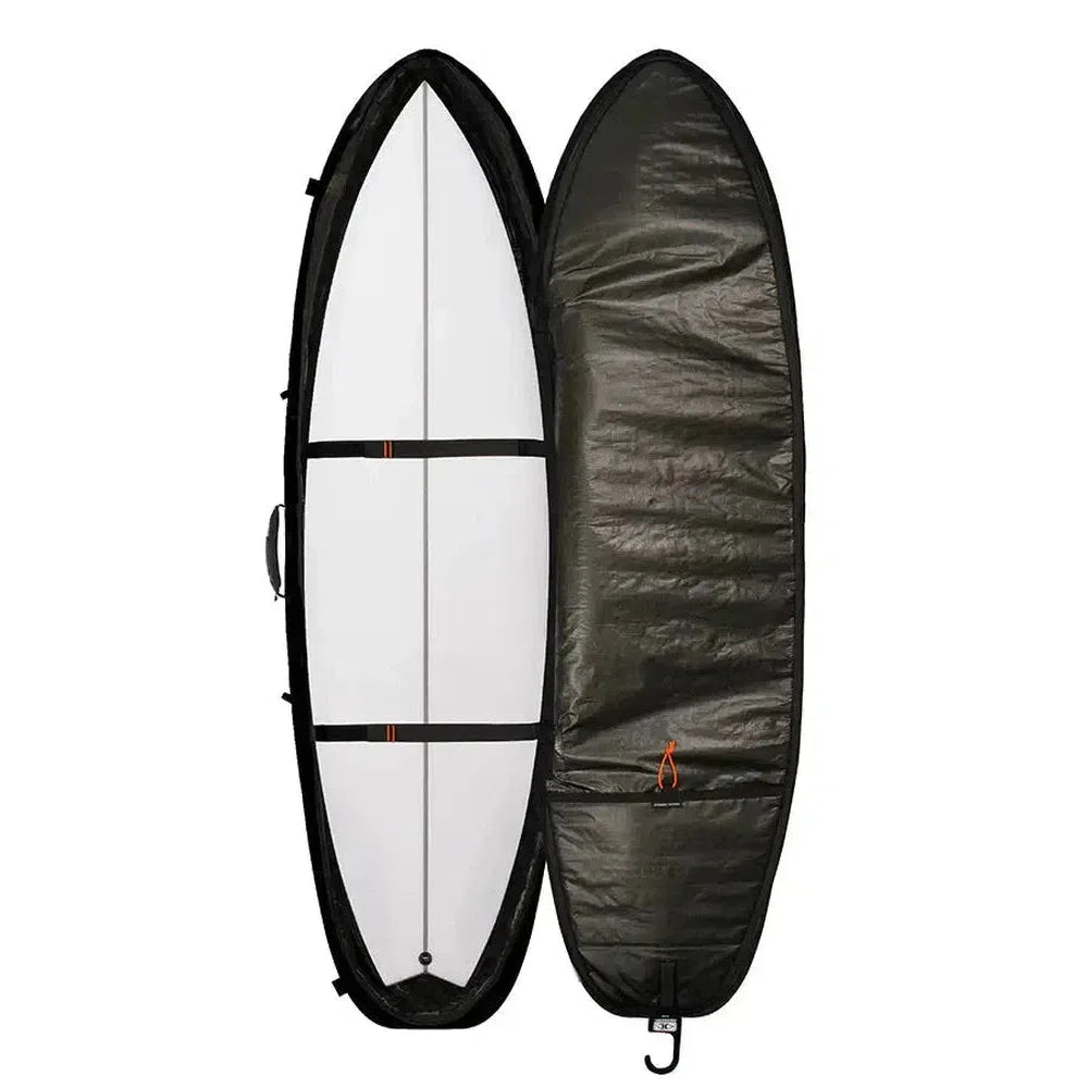 Ocean & Earth 7'0 Hypa Coffin Double Short/Fish Cover - black