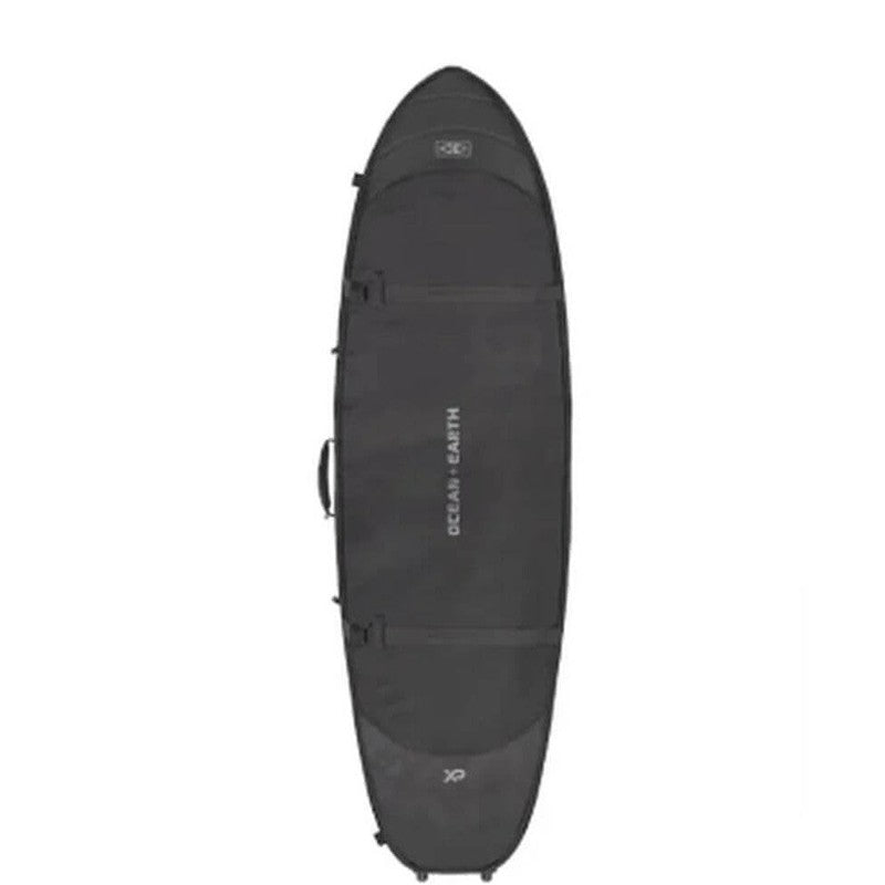 Ocean & Earth 7'0 Hypa Triple Wheel Fish/Shortboard Cover - black