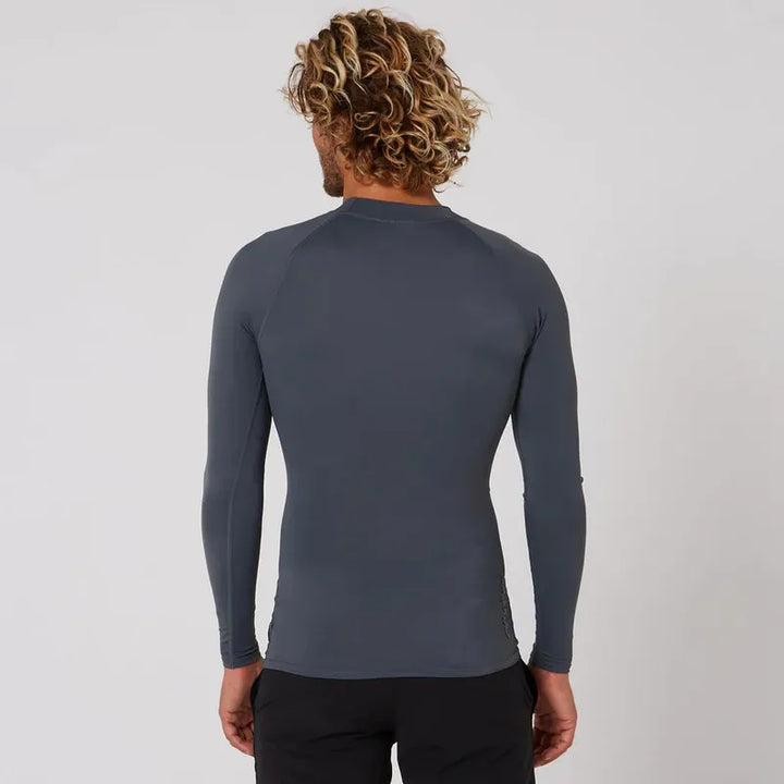 Ocean & Earth Herren Lycra Langarm Rib Guard - Charcoal