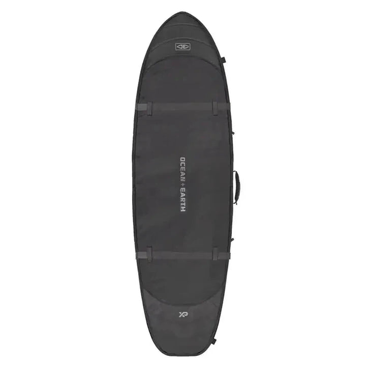Ocean & Earth Hypa 6'4 Triple Fish Boardbag - black