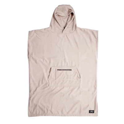 Ocean & Earth Mens Lightweight Poncho - Taupe