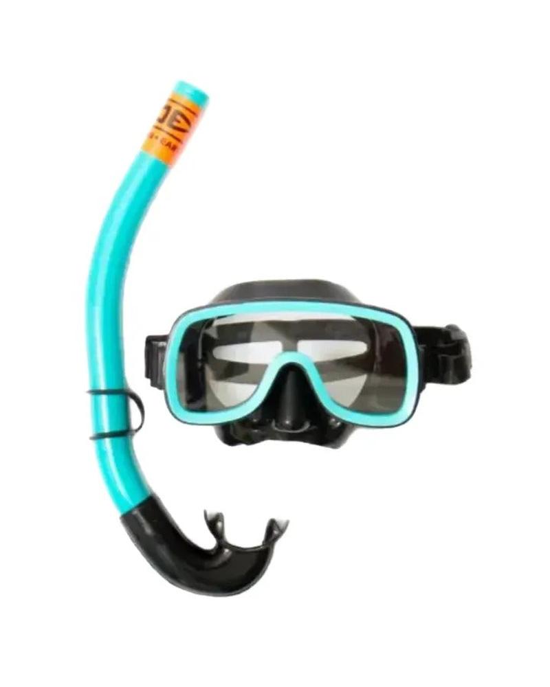 Ocean & Earth Youth Free Dive Mask & Snorkel - Aqua