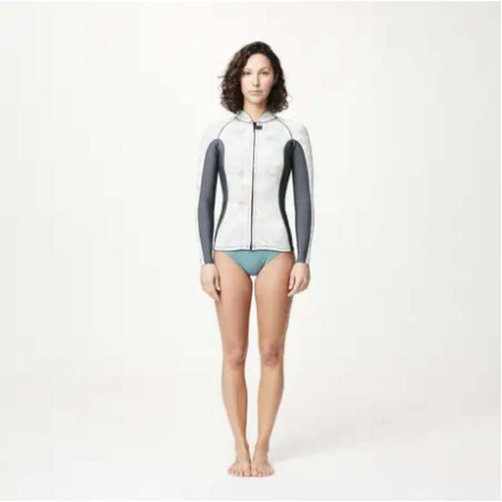 Picture Damen Neopren Oberteil WILL W FZ 1.5 Top - C Prairie-fusain