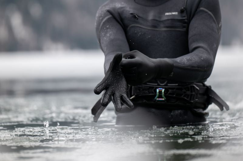 Prolimit 3mm Gloves, 5 Finger Q-Glove X-Stretch - black