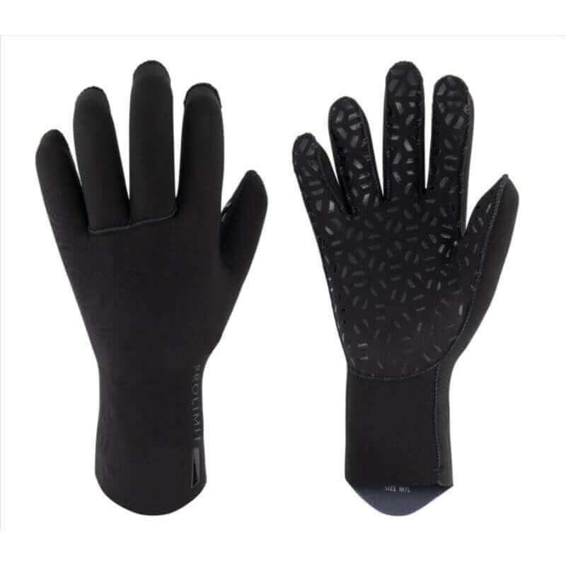 Prolimit 3mm Gloves, 5 Finger Q-Glove X-Stretch - black