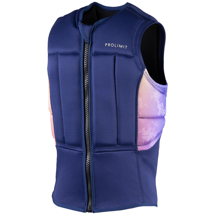 Prolimit Damen Impact Vest HP Fire Frontzip - Blue/Peach
