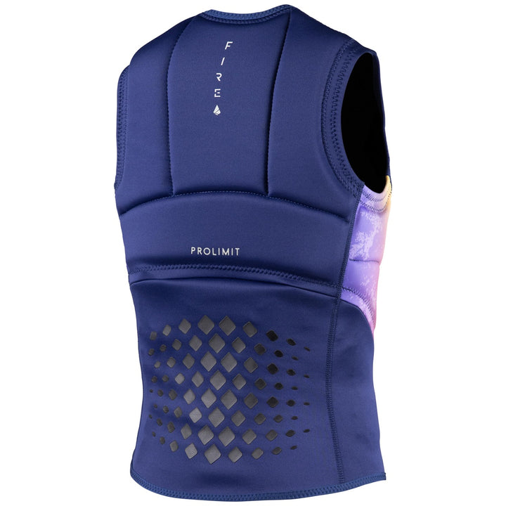 Prolimit Damen Impact Vest HP Fire Frontzip - Blue/Peach