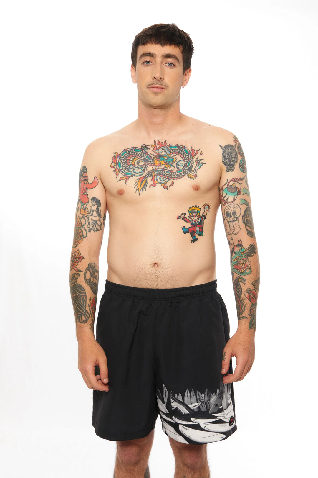 Pukas Herren Boardshorts Surf Culture - Black
