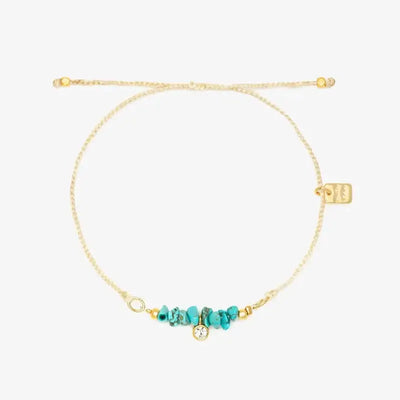 Puravida Armband Bead Charm Cainty - Turquoise
