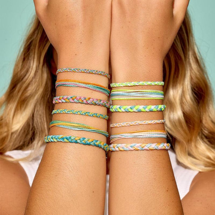 Puravida Armband Braided Multi - Canary