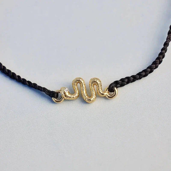 Puravida Armband Snake Charm - gold