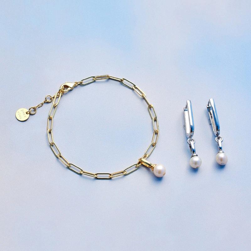 Puravida Charm Harper Pearl - gold