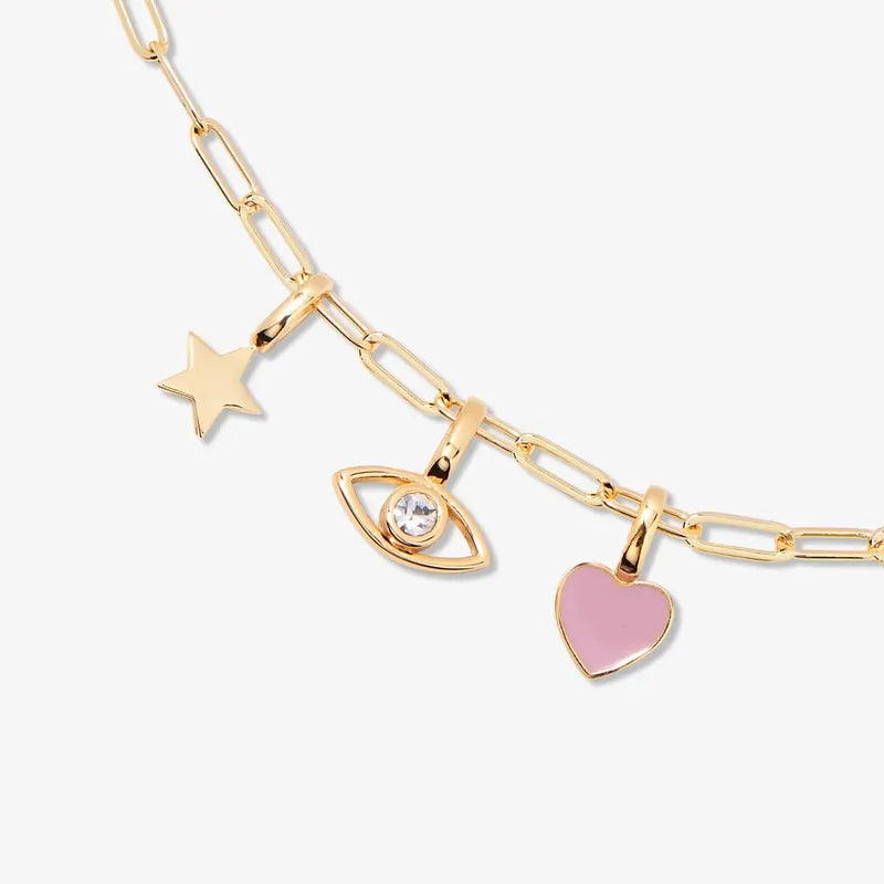 Puravida Halskette Harper Paperclip Chain - gold