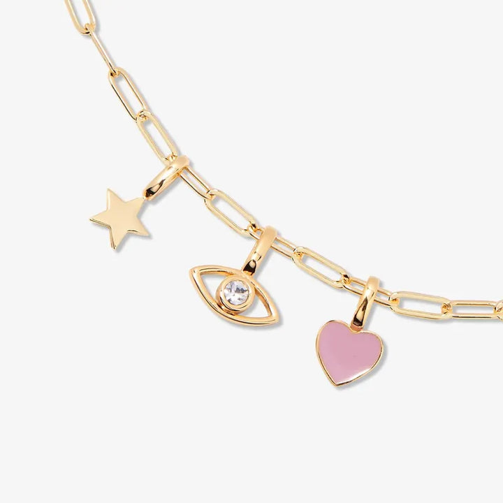 Puravida Halskette Harper Paperclip Chain - gold