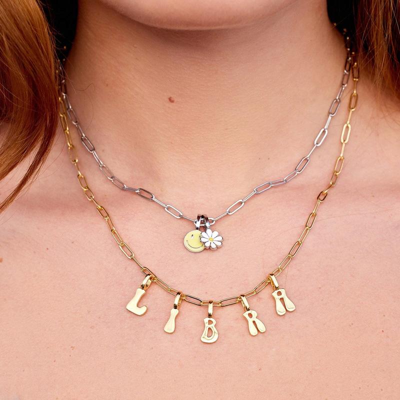 Puravida Halskette Harper Paperclip Chain - gold