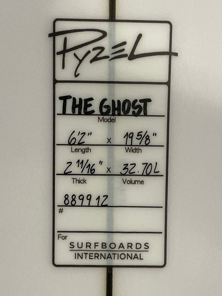 Pyzel Surfboards Ghost 6'2" FCS II 32.7L (Occasion)