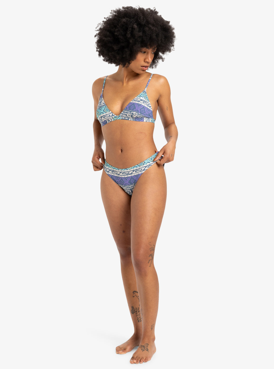 Quiksilver Bikini Bottom Champion Sound - aqua sky global heat