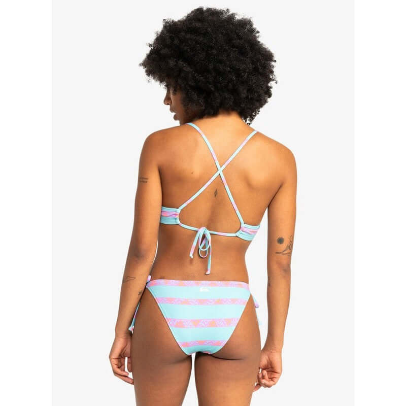 Quiksilver Bikini Bottom Uni Clickity Clack - Marine Blue Heritage Stripe 32