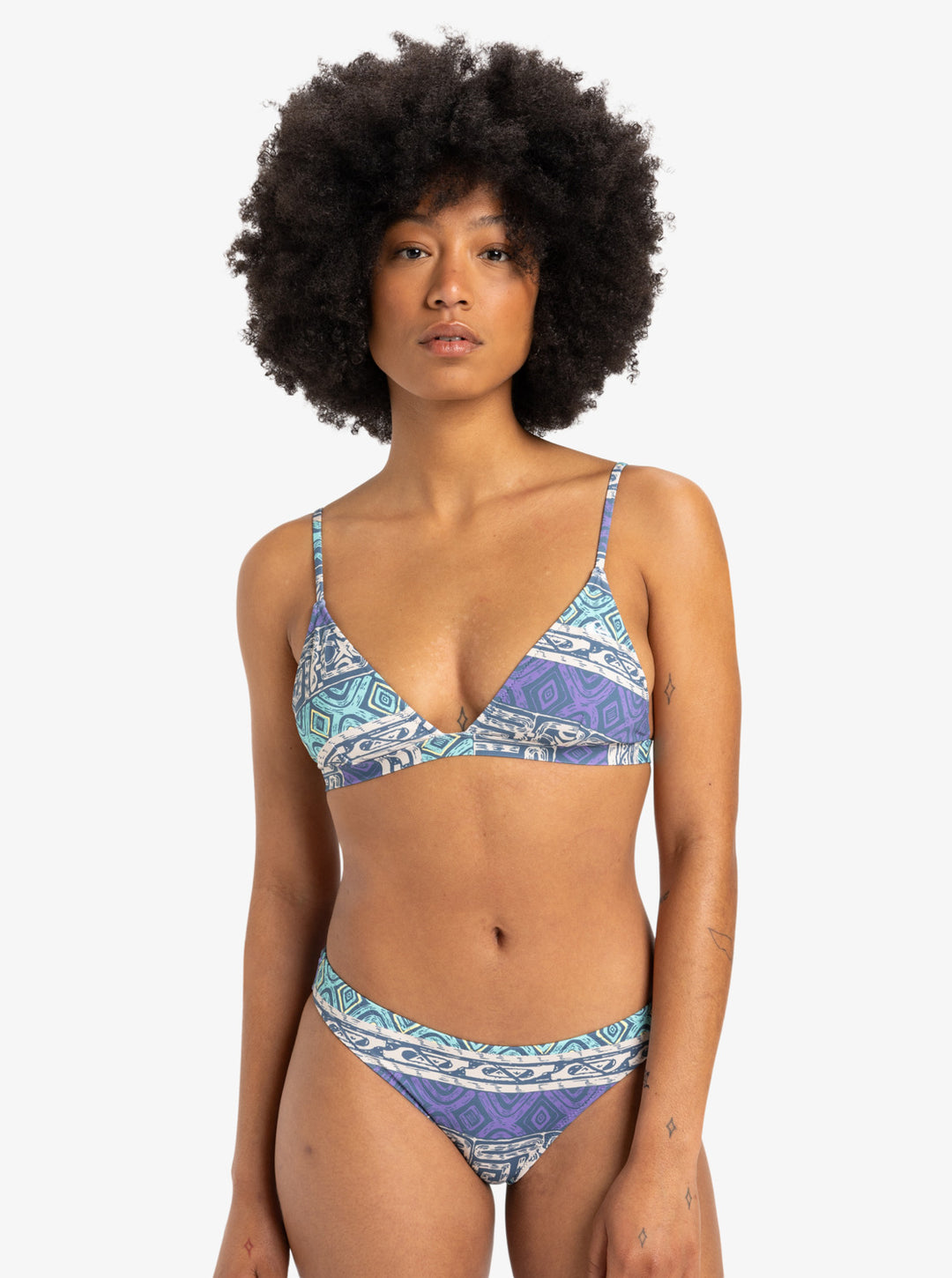 Quiksilver Bikini Top Champion Sound - aqua sky global heat