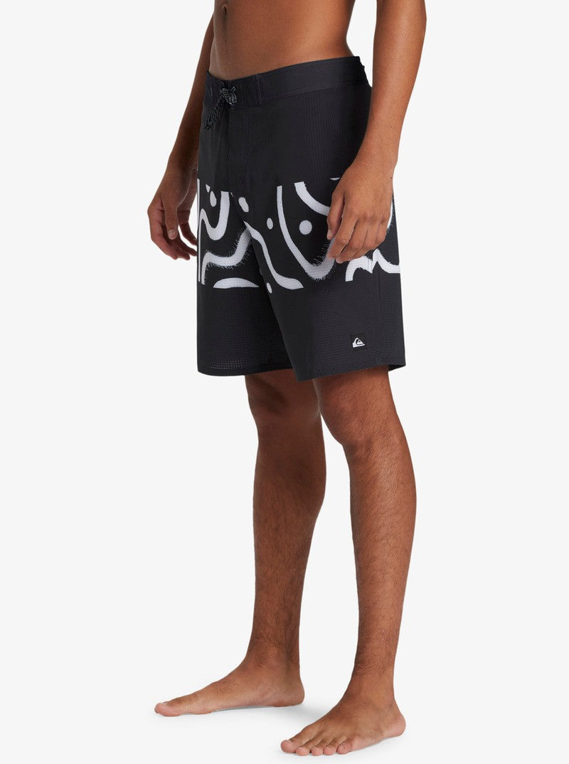 Quiksilver Boardshort Highline Straight Leg 9" - Black