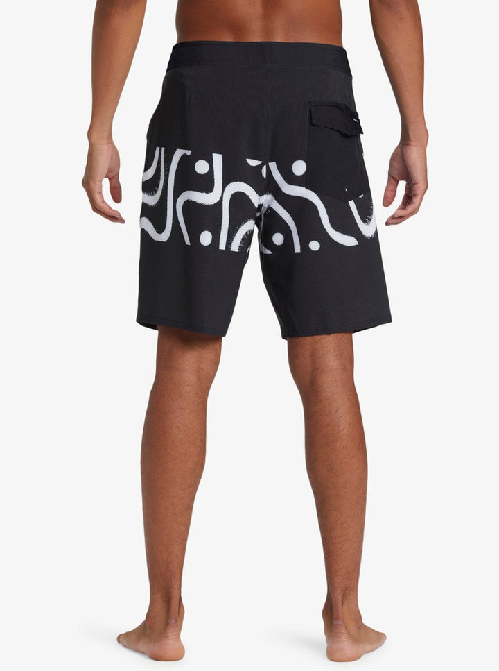 Quiksilver Boardshort Highline Straight Leg 9" - Black