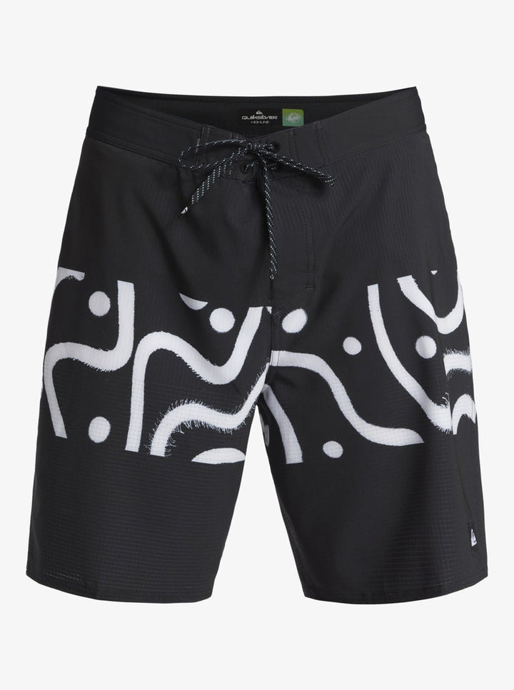 Quiksilver Boardshort Highline Straight Leg 9" - Black