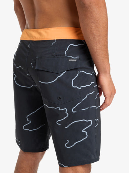 Quiksilver Herren Boardshort Highline Straight Leg 19" - Black Camostrokes