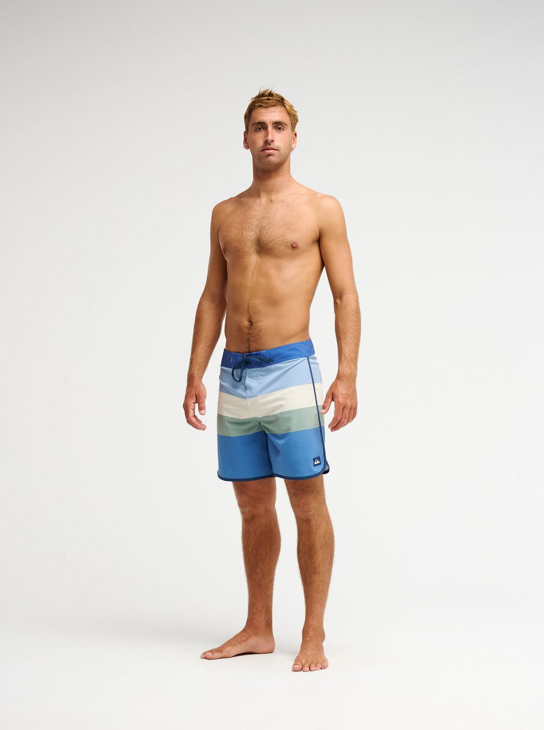 Quiksilver Herren Boardshorts Surfsilk Scallop 18" - Quiet Harbor Tijuana