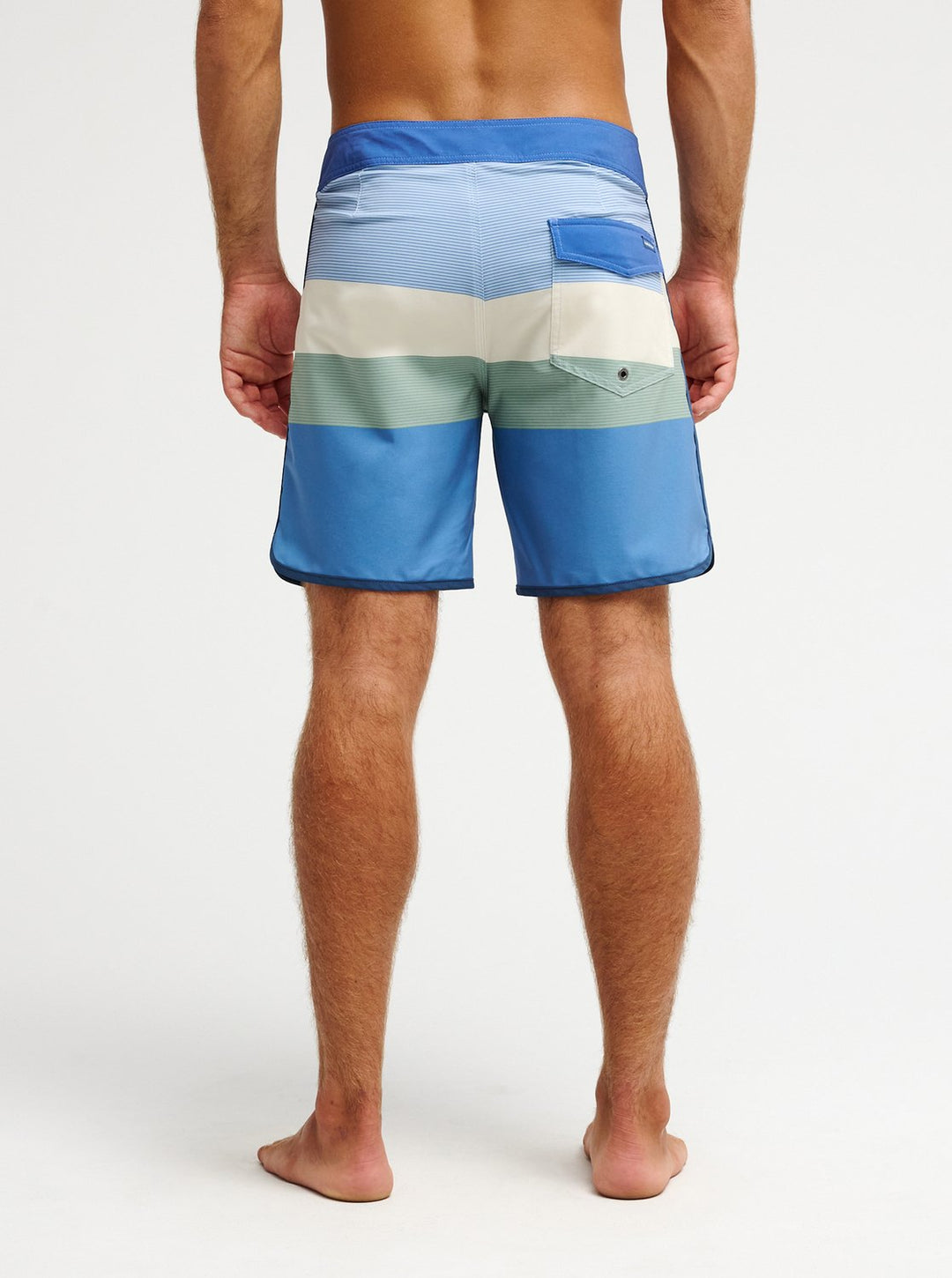 Quiksilver Herren Boardshorts Surfsilk Scallop 18" - Quiet Harbor Tijuana
