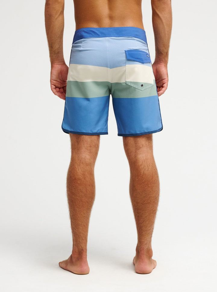 Quiksilver Herren Boardshorts Surfsilk Scallop 18" - Quiet Harbor Tijuana