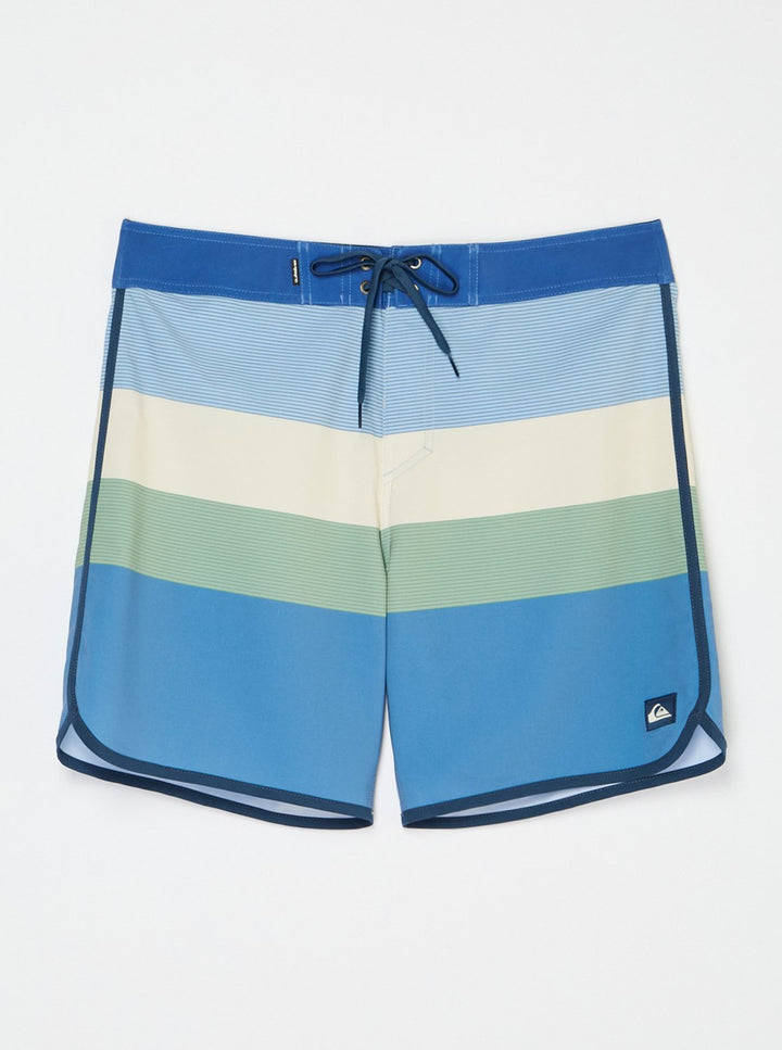 Quiksilver Herren Boardshorts Surfsilk Scallop 18" - Quiet Harbor Tijuana