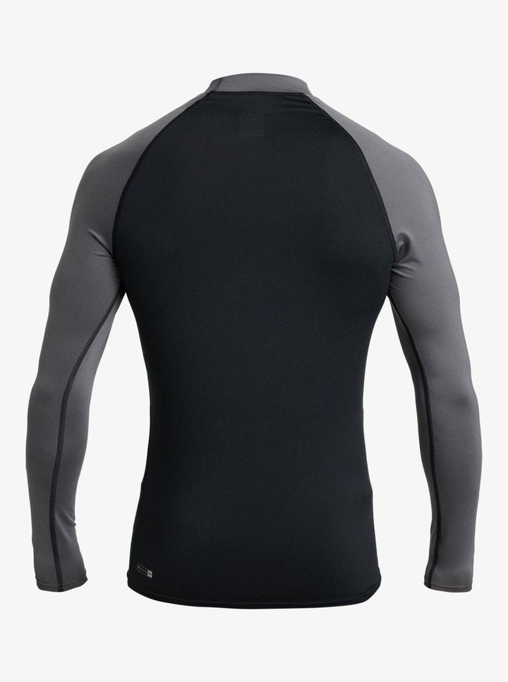 Quiksilver Herren Lycra Everyday Langarm - Black / Iron Gate