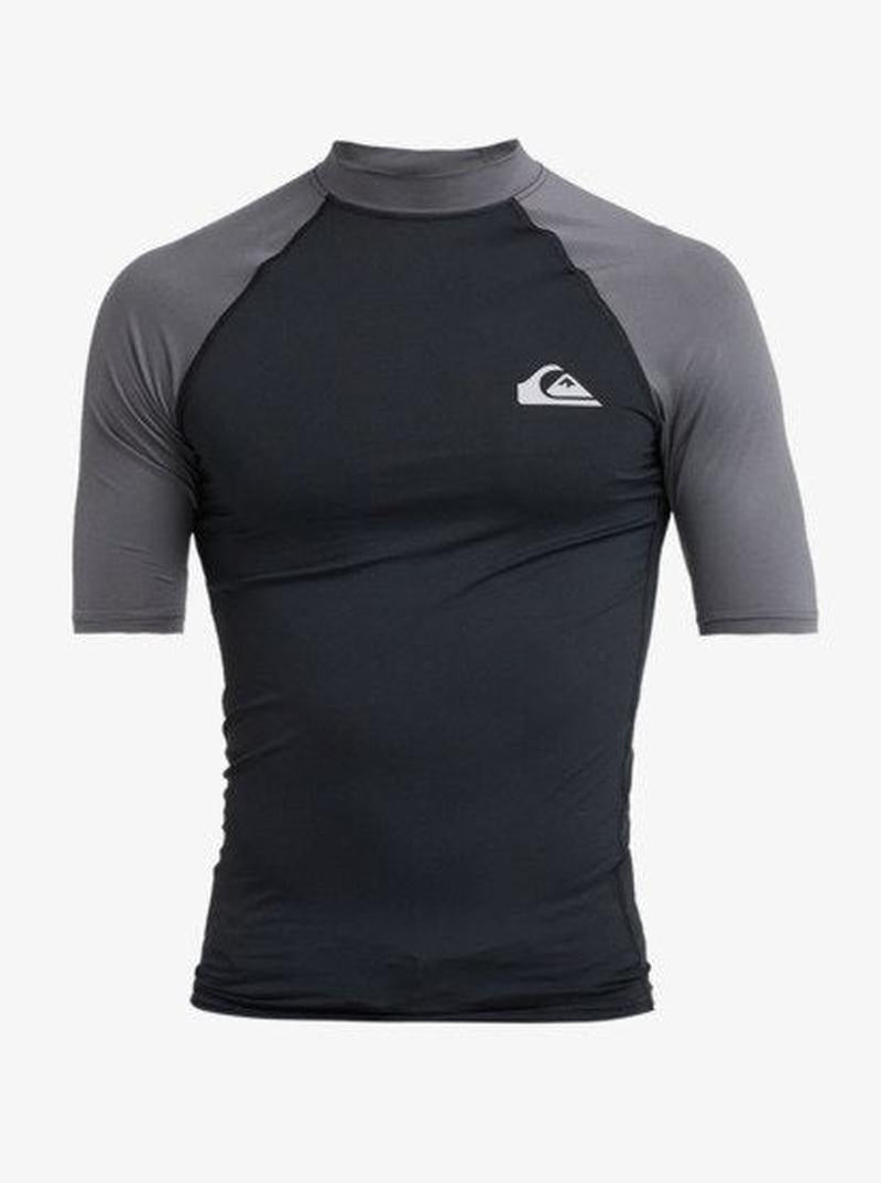 Quiksilver Herren Lycra Everyday SS - Black/Iron Gate