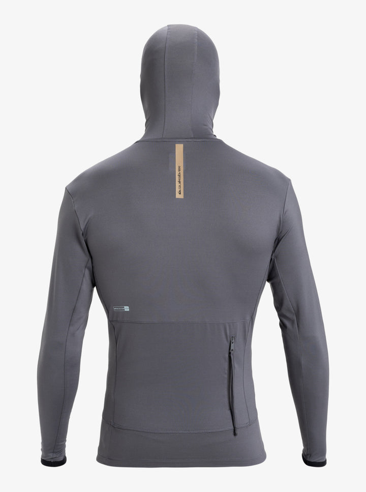 Quiksilver Herren Lycra Langarm mit Haube Highline - Iron Gate