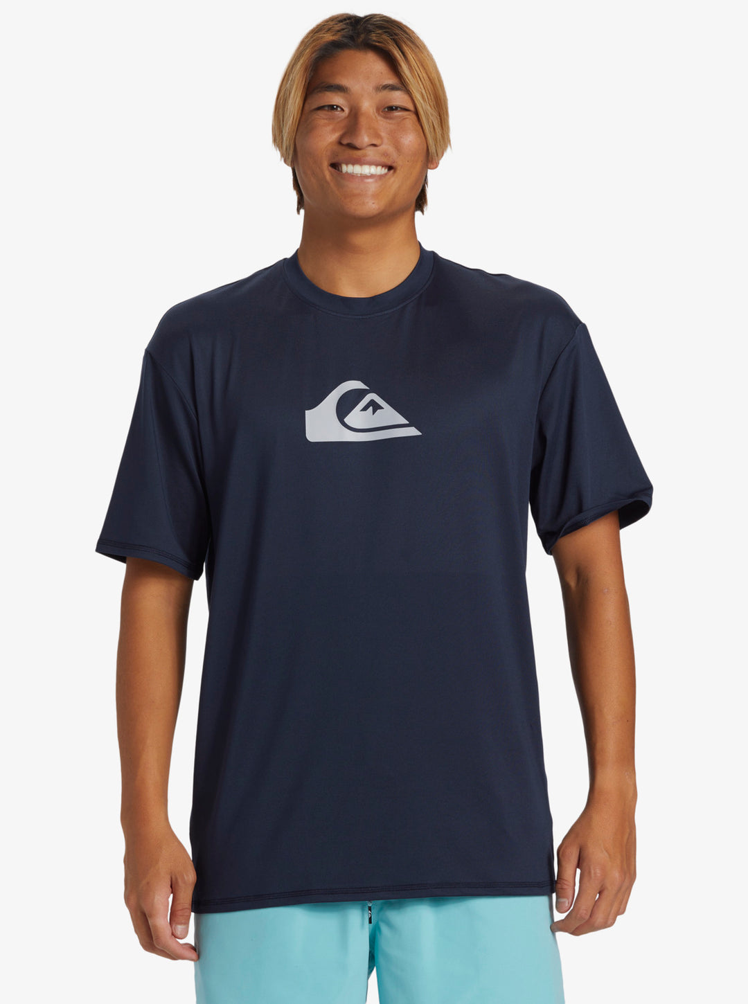 Quiksilver Herren Lycra/surf shirt Everyday kurzarm - Dark Navy