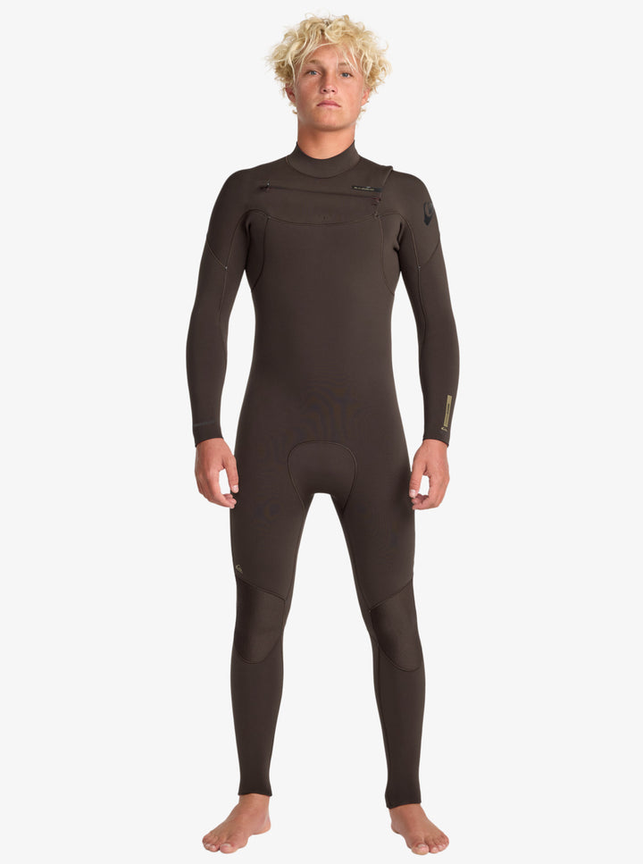 Quiksilver Herren Neoprenanzug Everyday Sessions 3/2mm Chestzip - Brown